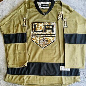 Reebok Los Angeles Kings Kopitar veterans day jersey